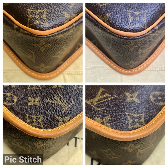💯 Authentic Louis Vuitton Monogram Sologne *W/DUST BAG* ❤️ Beautiful Condition - Picture 15 of 16